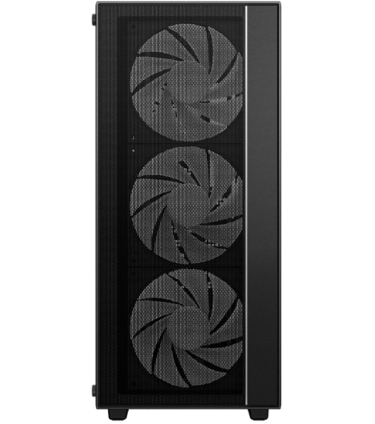 Компьютерный корпус Deepcool MATREXX 55 MESH V4 без БП, боковое окно (закаленное стекло), 3xARGB LED 140мм вентилятора спереди, 1xARGB LED 120мм вентилятор сзади, черный, ATX