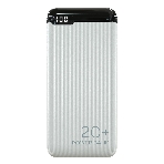 Портативный аккумулятор More choice (4620202550514) PB19-20 2USB 2.1A - 20000mAh белый, фото 1