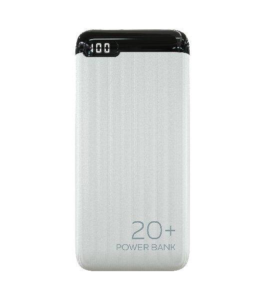 Портативный аккумулятор More choice (4620202550514) PB19-20 2USB 2.1A - 20000mAh белый