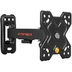 Кронштейн Arm media MARS-5 черный, 15 шт/уп. Кр. стал. настенный для TV 10'-32', max 25 кг, 4 ст св., нак. +5°-15°, пов. ±90° от ст. 62-194 мм. max VESA 100x100 мм., фото 1