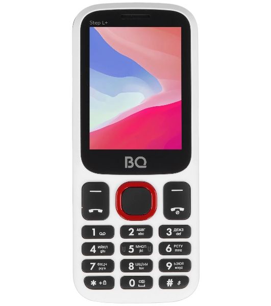 Мобильный телефон BQ 2440 Step L+ белый/красный