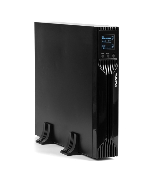 Источник бесперебойного питания ИБП Бастион RAPAN-UPS 3000 RACK+4x9Ah (2100 Вт, Line-interactive, встроенные АКБ 6 шт.x 9Ah) 8960