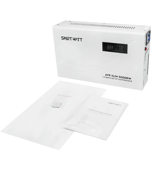 Стабилизатор напряжения настенный SMARTWATT AVR SLIM 5000RW