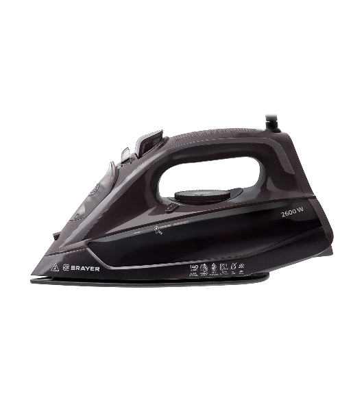 Утюг BRAYER BR4020 коричневый/черный, 2600 Вт, 25 г/мин, 140 г/мин, 380 мл