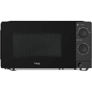 Микроволновая печь Oasis MW-70XB черный, 20 л, 700 Вт, переключатели - поворотный механизм