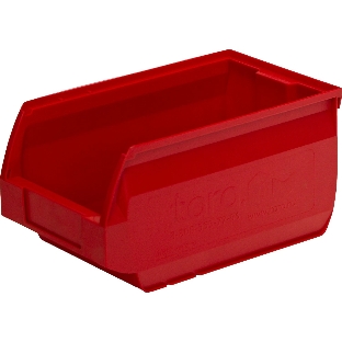 Ящик сплошной ТАРА.РУ Verona 5002 красный 250х150х130мм PP 10036