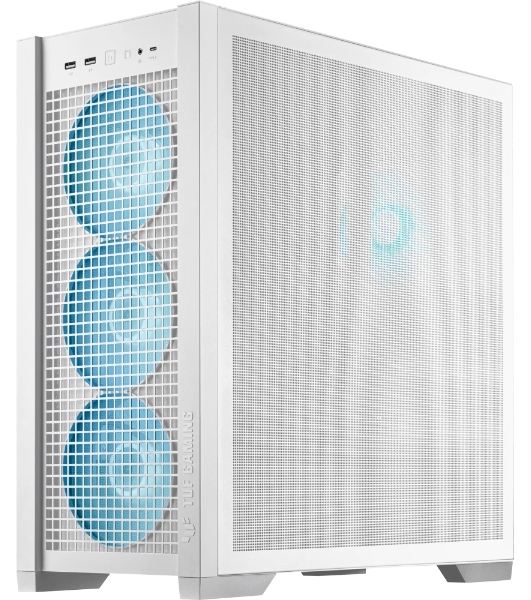 Компьютерный корпус ASUS TUF GAMING GT302 TG ARGb белый/GT302/ARGb FANS/WHT (90DC00I3-B19000)