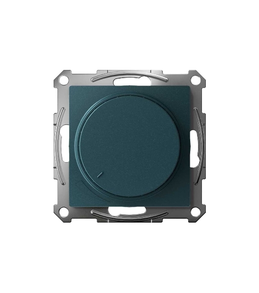 Светорегулятор (диммер) AtlasDesign повор-нажим, LED, RC, 400 Вт, мех., изумруд