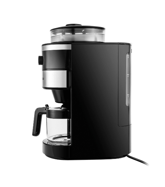 Кофеварка капельная Maunfeld MF-731BK черный, исп. кофе - зерновой/молотый, 0.83 л, 820 Вт.