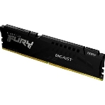 Оперативная память Kingston Fury Beast Black, DDR5, 32GB (1x32GB), 5600 MHz, CL36, с радиатором, чёрный, фото3