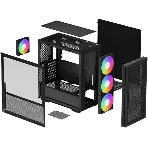 Компьютерный корпус DeepCool CH560 черный (R-CH560-BKAPE4-G-1) (ATX, без БП, 2хUSB, с окном), фото13