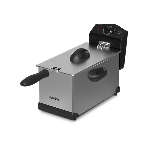 Фритюрница Blackton Bt DF1111 серебристый/чёрный, 2000 Вт, 3 л, 0.6 кг, съёмная чаша, антипригарное покрытие, фото 1
