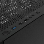Компьютерный корпус HSPD M330, Mesh Mini-tower, черный, TG, 0.6 SPCC, 3x120mm ARGB mATX, mITX 175/330/160mm 2x2.5', 2x3.5', 4xPCI 1xUSB-A 3.0, 2xUSB-A1.0 365x216x405mm, фото3