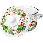 Кастрюля эмалированная AGNESS 934-561 ФРУКТОВАЯ КОРЗИНА 2.0 л, фото4