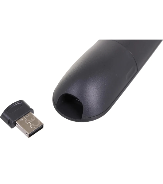 Презентер Logitech R500s Graphite черный, Bluetooth + 2.4 GHz, USB-ресивер, 3 программируемых кнопки, лазерная указка