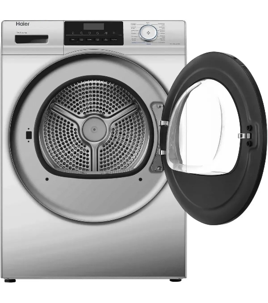 Сушильная машина Haier HD90-A2929BS серый, 9 кг, сушка - конденсационная, программ - 15, 59.5 x 84.5 x 60 см