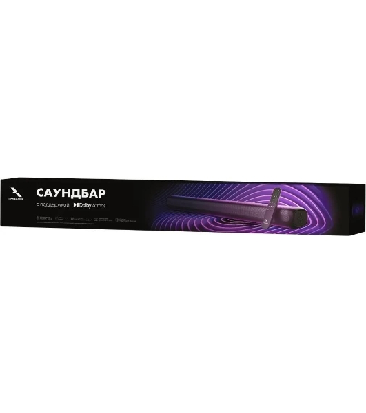 Саундбар Триколор TR-SB-02 2.1 100Вт+40Вт черный
