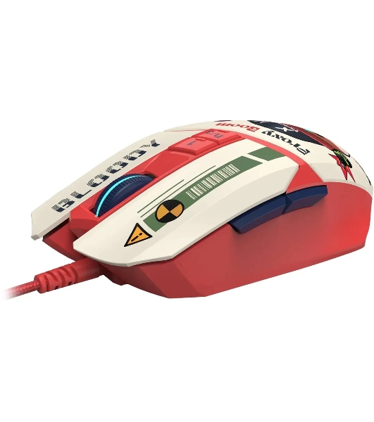 Мышь проводная A4Tech Bloody W63 Max Proxy Boom бежевый/красный, 12000 dpi, USB, кнопки - 9