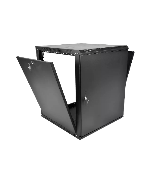 Шкаф телекоммуникационный настенный разборный ЦМО ЭКОНОМ 15U (600 520) дверь металл, черный