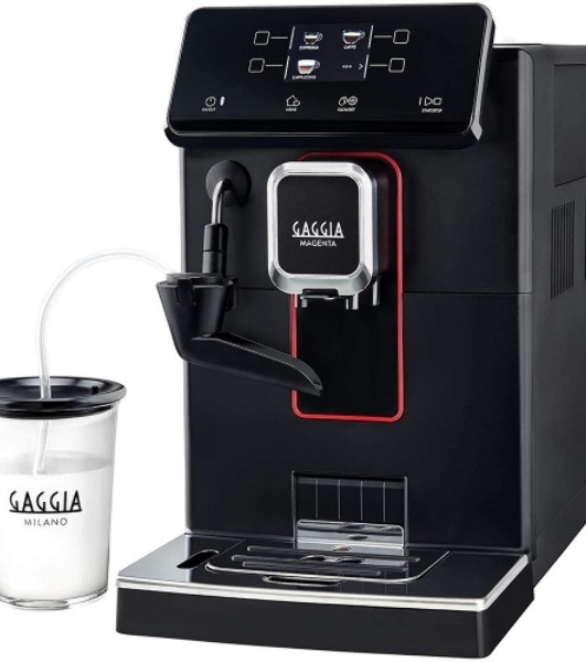 Кофемашина автоматическая Gaggia MAGENTA MILK BK 8701/01 черный, исп. кофе - молотый/зерновой, 1.8 л, 1900 Вт, 15 бар