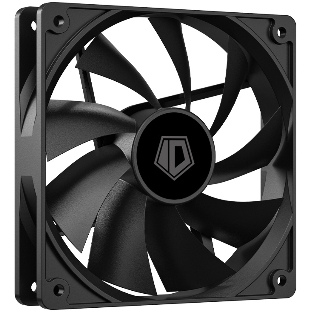 Вентилятор для корпуса ID-Cooling XF-120-K черный, 120 мм, 1800 об/мин, 35.2 дБ, 4 pin