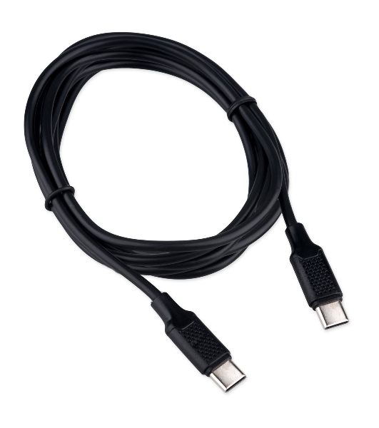 Кабель USB2.0 Cablexpert CC-USB2-CMCM-60-1.8M, Type-C/Type-C, 3A, 60Вт, PD/QC3.0, медь, 1.8м, черный, пакет