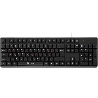 Клавиатура Oklick 100M HW3 проводная, USB Type-A, чёрный