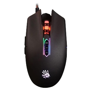 Мышь проводная A4Tech Bloody Q80 черный, 3200 dpi, USB, кнопки - 8
