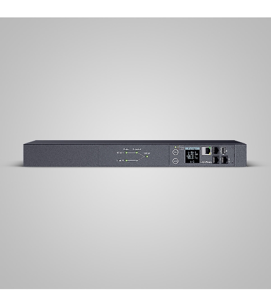 Блок распределения питания ATS CyberPower 1U type, 16Amp, plug IEC 320 C20, (8) IEC 320 C13 (2) IEC 320 C19