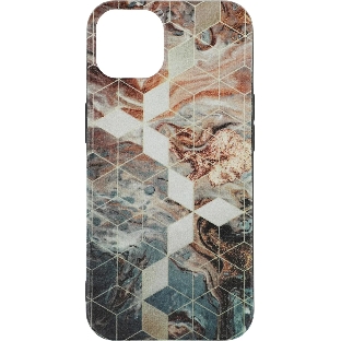 Чехол (клип-кейс) Gresso Meridian, для iPhone 13, золотистый/синий gr17aaae8888