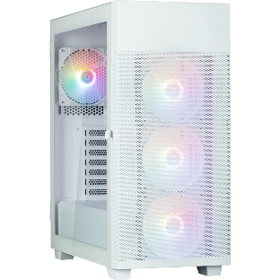 Компьютерный корпус ZALMAN S5 NEO, ATX, белый, WINDOW, 2xCOMBO (3.5' or 2.5'), 4x2.5', 1xUSB 2.0, 1xUSB3.1, FRONT 3x120мм FRGb, REAR 1x120мм FRGb