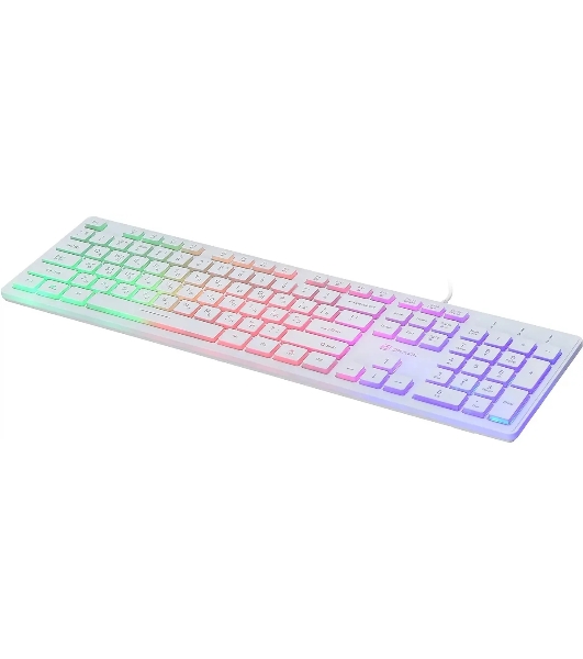 Клавиатура Oklick 550ML проводная, USB Type-A, белый