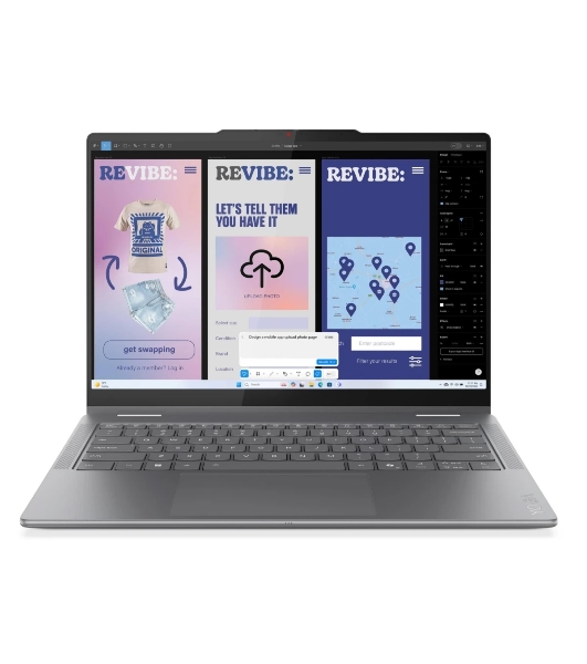 Ноутбук Lenovo Yoga 7 14AKP10 Ryzen AI 5 340 24Gb SSD1Tb AMD Radeon 840M 14' OLED Touch WUXGA (1920x1200) Windows 11 Home beige WiFi BT Cam (83JR005YRK)