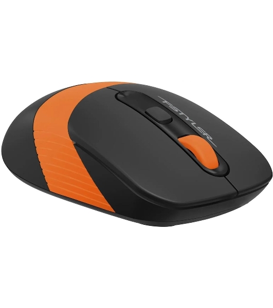 Мышь беспроводная A4Tech Fstyler FG10S черный/оранжевый, 2000 dpi, радиоканал, USB, кнопки - 4