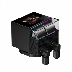 Система охлаждения Water Cooling System PCCooler DS360 Display BK (310W, 360мм, LED, Black, ARGb Pump/Fans: 3x120мм, 90.56CFM, 39.8dBA, 2500RPM/Pump height 65мм, 15dBA, 2600RPM, Rad thickness 27мм/S: 1851, 1700, 1200, 115X, AM5, AM4), фото3