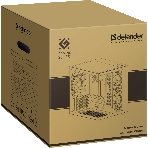 Компьютерный корпус Defender NovaCube черный,mATX,3fan,switchM/BSynс, фото2