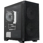Компьютерный корпус без блока питания HSPD M320, Mesh Mini-tower, черный, slide TG, 0.45 SPCC, 2x140мм ARGb+1x120мм ARGb mATX, mITX 160/340/184мм 2x2.5', 2x3.5', 4xPCI 2xUSB-A 3.0, 1xUSB-A 1.0 390x200x385мм, фото9