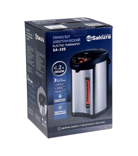 Термопот Sakura SA-335BF 4.2л черн
