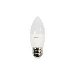Лампа светодиодная JazzWay PLED-ECO-C37 5Вт свеча 3000К теплый белый E27 400лм 230В, фото 1