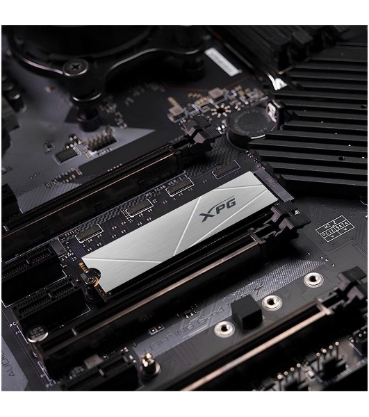 Накопитель SSD ADATA XPG GAMMIX S60, 1Tb, PCIe 4.0 x4, M.2 2280, NVMe, R/W 5000/3200, с радиатором