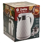 Чайник электрический DELTA DL-1111 белый, фото2