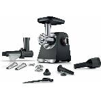 Мясорубка электрическая Bosch MFWS650B черный, 2100 Вт, 3.5 кг/мин, реверс, защита от перегрузки, насадки - 5, фото 1