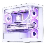 Корпус без блока питания JONSBO D300, Mini-Tower, TG, no fan, 2xUSB-A 3.2 + 1xUSB-C 3.2, mATX, mITX White, фото13