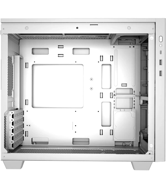 Компьютерный корпус Bloody BD-CC117F белый без БП mATX 5x120мм 1xUSB 2.0 1xUSB 3.0 audio bott PSU