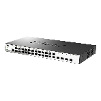 Коммутатор D-Link DGS-1210-28XS/ME/B2A, 24×1 Гбит/с SFP + 4×10 Гбит/с SFP+, настраиваемый, фото3