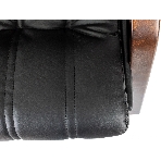 Кресло Бюрократ T-9932W-CF-Eco черный, экокожа, фото7