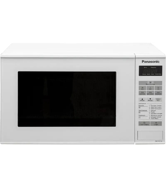 Микроволновая печь Panasonic NN-ST251WZPE белый, 20 л, 800 Вт, переключатели - сенсор