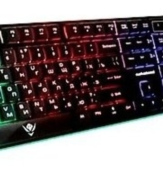 Комплект клавиатура+мышь Nakatomi KMG-2305U проводной, USB, 1600 DPI, черный