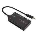 Кард-ридер Rexant 18-4118/черный/MS/MS PRODUO/M2/MMC/SD/microSD/microSDHC/microSDXC/USB Type-C/пластик, фото4