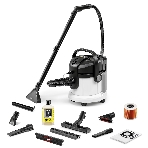 Пылесос моющий Karcher SE 4 Plus *EU белый, 400/1000 Вт, уборка влажная/сухая, пылесборник контейнер/мешок 4 л, фото 1